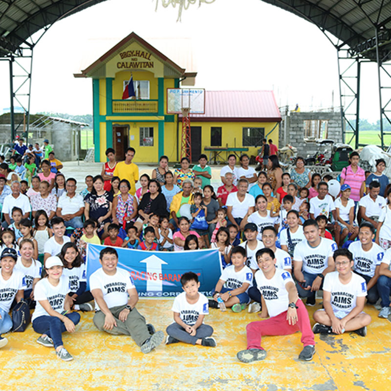 Aims embraces Calawitan Barangay